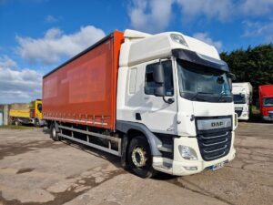 Daf CF 260, 2019, 30ft Curtainsider Truck, High Roof Sleeper Cab, Jan 27 MOT, Manual Gearbox