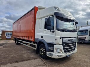 Daf CF 260, 2019, 30ft Curtainsider Truck, High Roof Sleeper Cab, Feb 27 MOT, Manual Gearbox