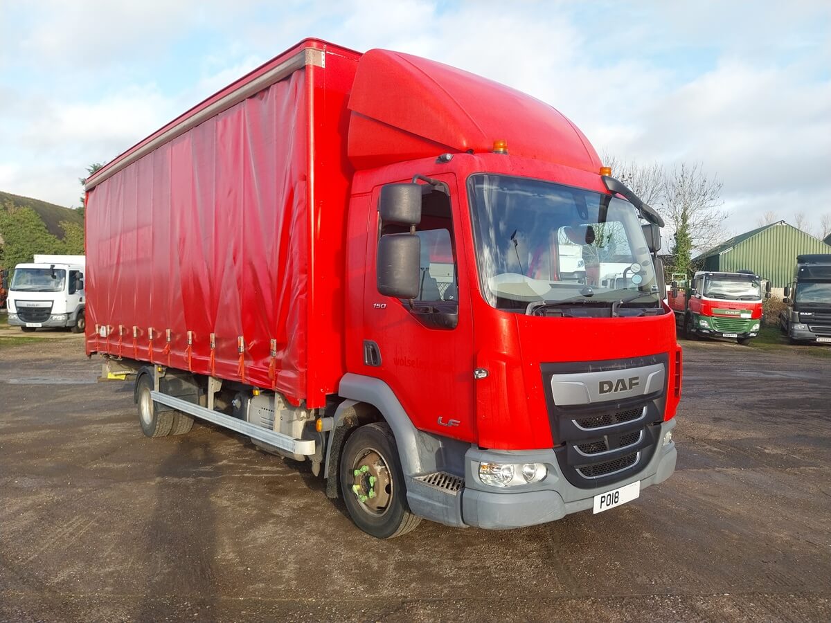 Daf LF 150, 2018, 22ft Curtainsider Truck, 7.5 Ton, 284000 Kms, Euro 6