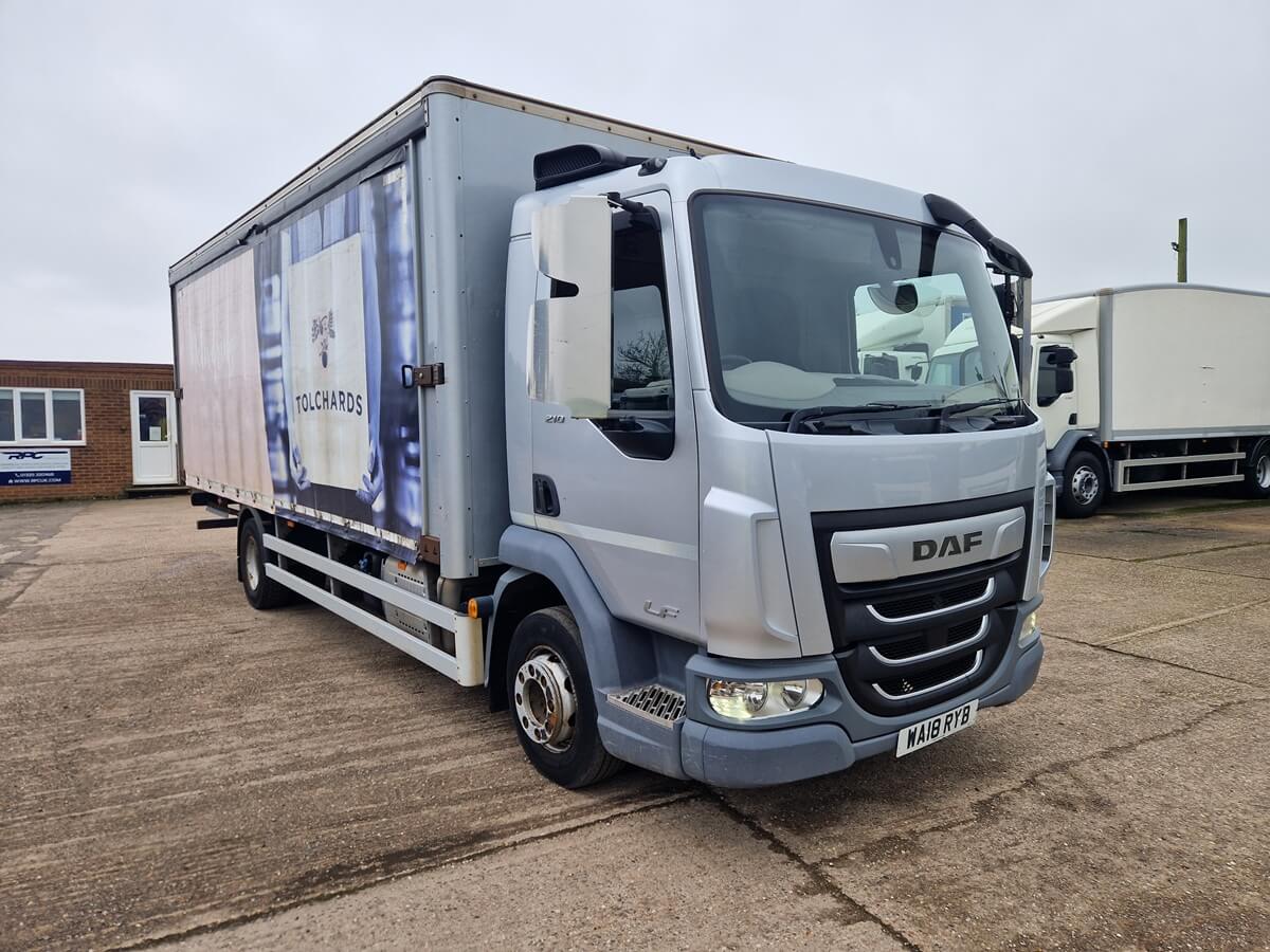 Daf LF 210, 2018, 22ft Curtainsider or Cab Chassis, 12 Ton, 284000 Kms, Euro 6