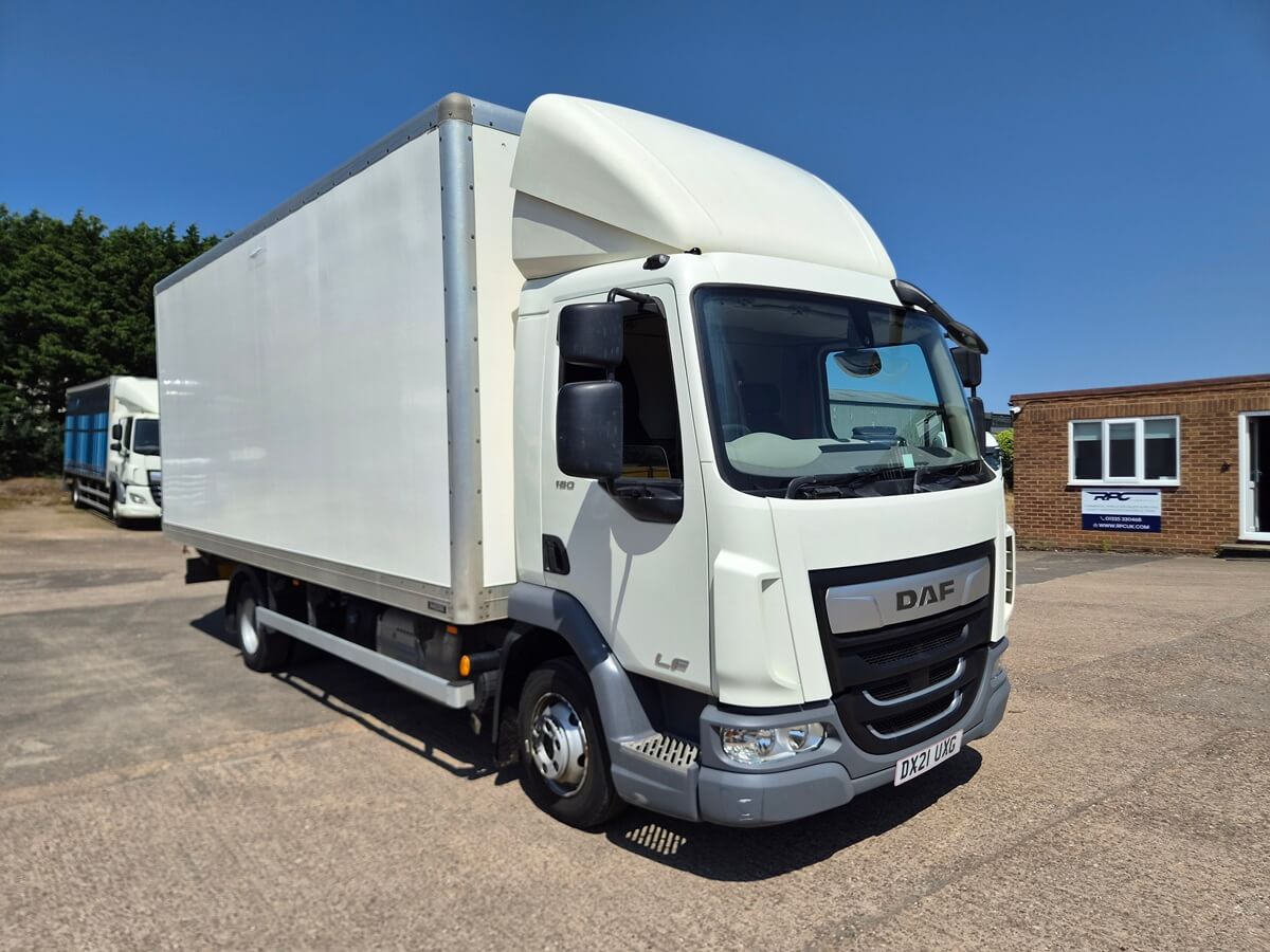Daf LF 180, 2021, 20ft Box Body Truck, 7.5 Ton, 124000 Kms, Euro 6