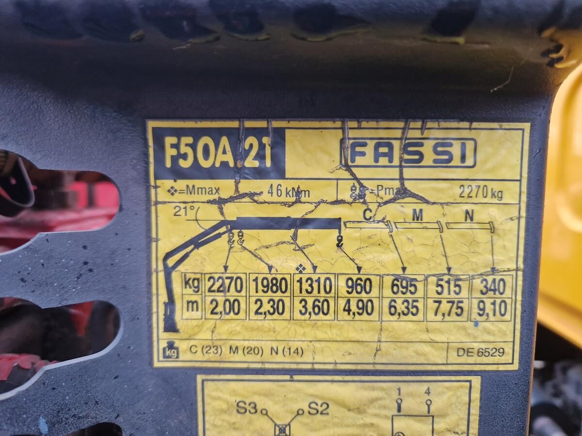 Daf LF 45-150, 2006, 14ft Dropside Flat Body Truck, Fassi F50 Crane 407000 Kms - Image 11