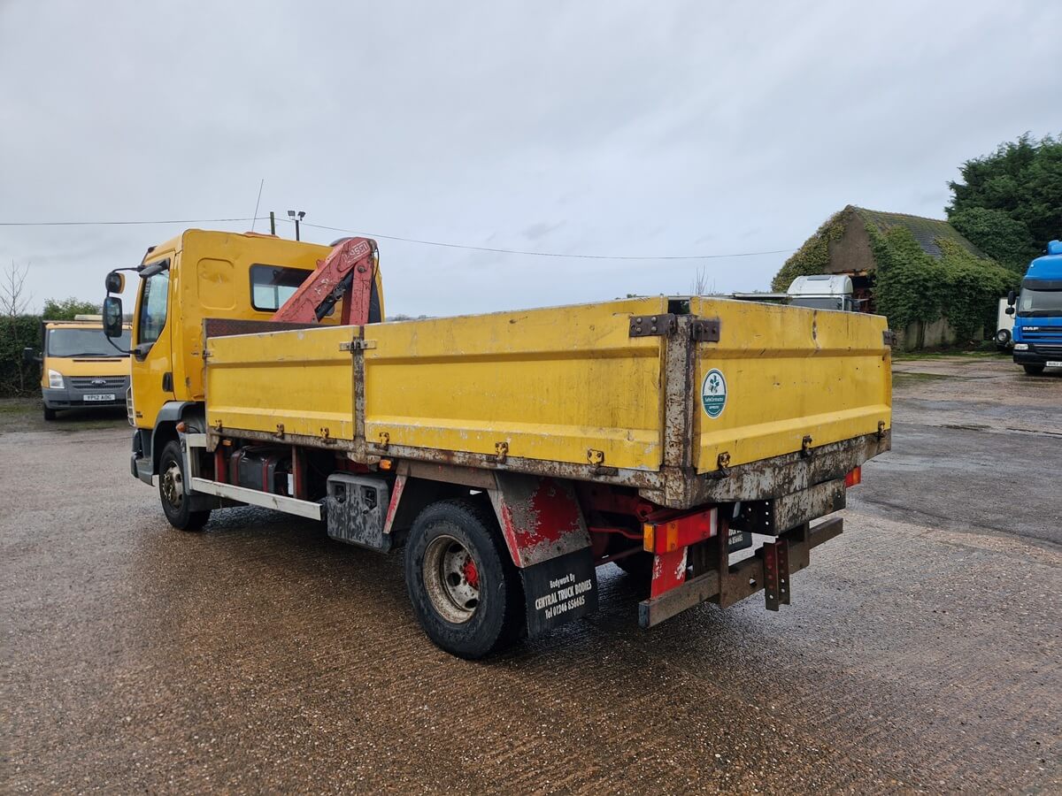 Daf LF 45-150, 2006, 14ft Dropside Flat Body Truck, Fassi F50 Crane 407000 Kms - Image 6