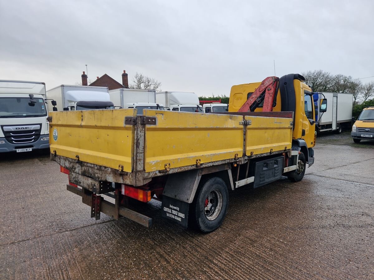 Daf LF 45-150, 2006, 14ft Dropside Flat Body Truck, Fassi F50 Crane 407000 Kms - Image 9