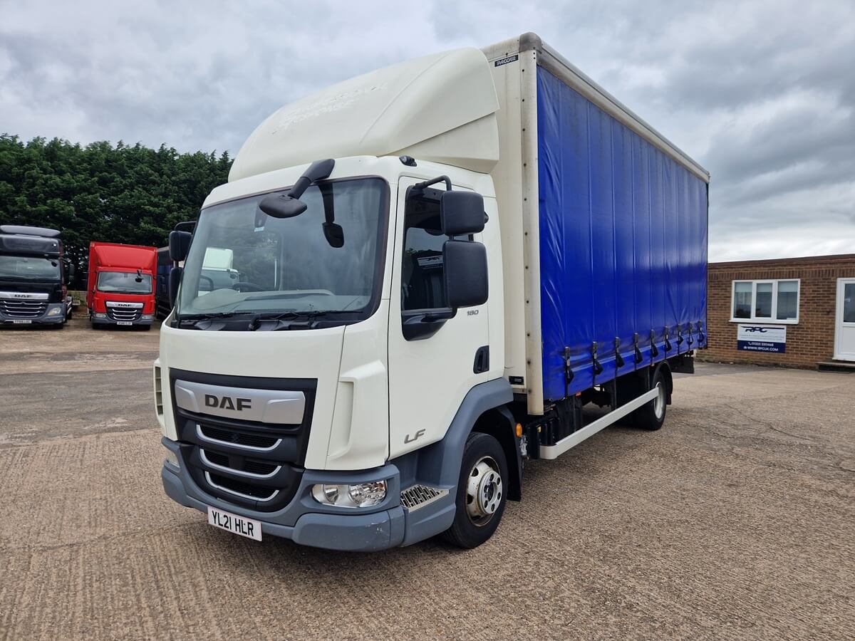 Daf LF 180, 2021, 20ft Curtainsider Truck, 7.5 Ton, 304000 Kms, June 27 MOT - Image 3