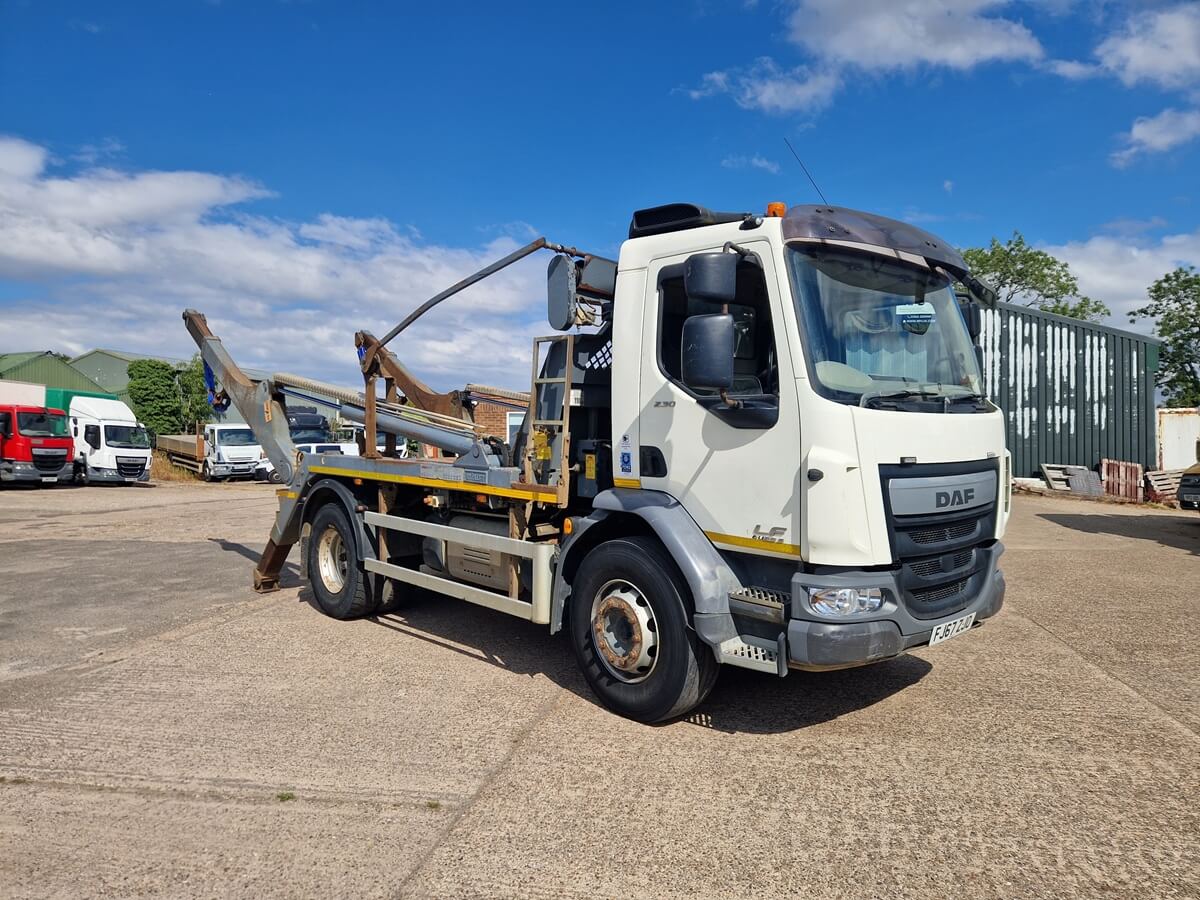 DAF LF 230, 2017/ 67 reg, Skip Loader, 12 Months MOT, Manual - Image 9